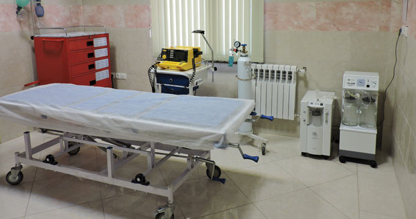 واحد CPR (اتاق احیا) درمانگاه موسی بن جعفر وابسته به موسسه خیریه صالحون بیدگل